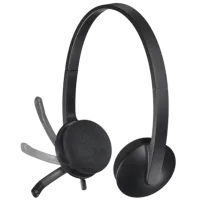 Наушники Logitech H340 Черный Черный Проводная/ Персональный photo 3