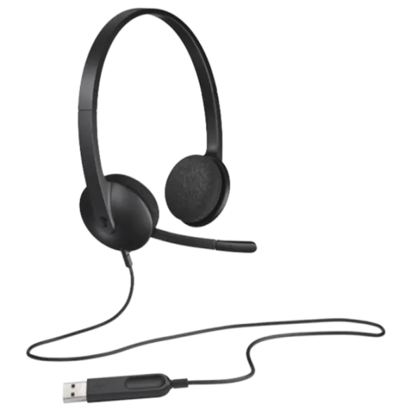 Наушники Logitech H340 Черный Черный Проводная/ Персональный photo 5