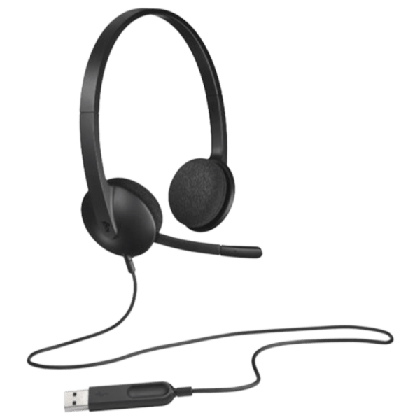 Наушники Logitech H340 Черный Черный Проводная/ Персональный photo 5