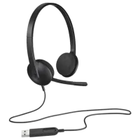Наушники Logitech H340 Черный Черный Проводная/ Персональный photo 5