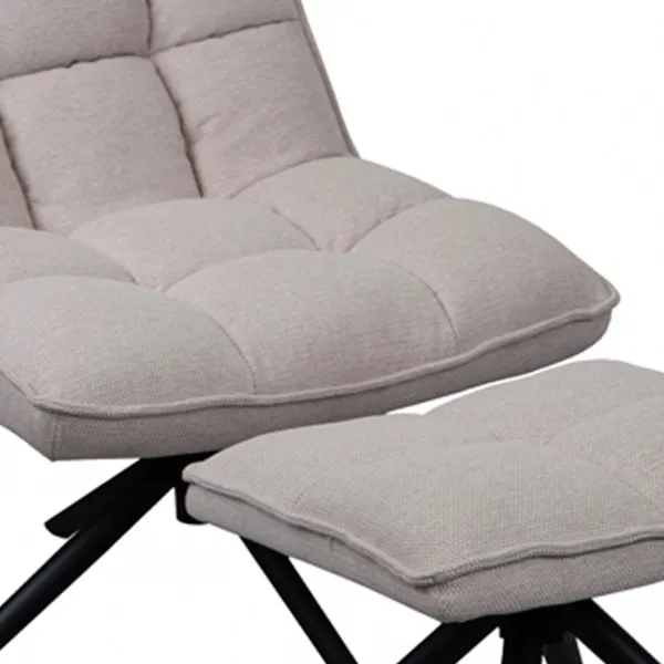 Кресло DecoPrim Spello Y-841 Черный Бежевый photo 3