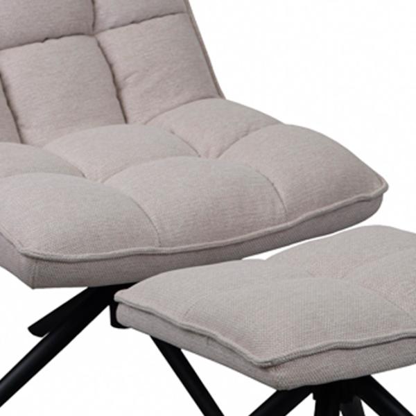 Кресло DecoPrim Spello Y-841 Черный Бежевый photo 3