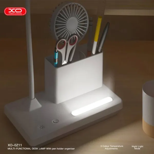 Настольная лампа XO 3-Color Multi-Speed Белый photo 2