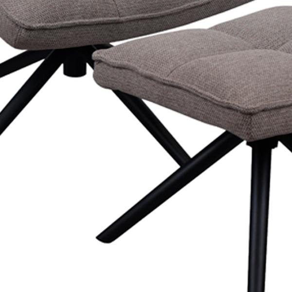 Кресло DecoPrim Spello Y-841 Черный Серый photo 3