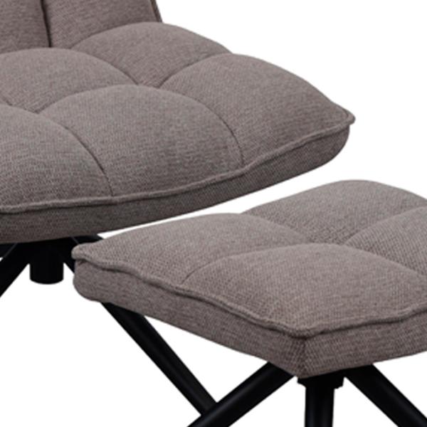 Кресло DecoPrim Spello Y-841 Черный Серый photo 4