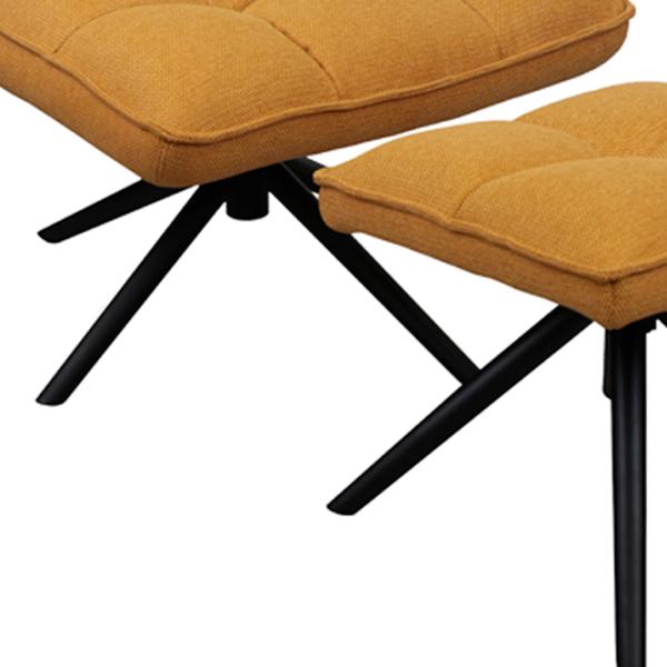 Кресло DecoPrim Spello Y-841 Черный Желтый photo 2