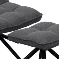 Fotoliu DecoPrim Spello Y-841 Black Dark Gray photo 3