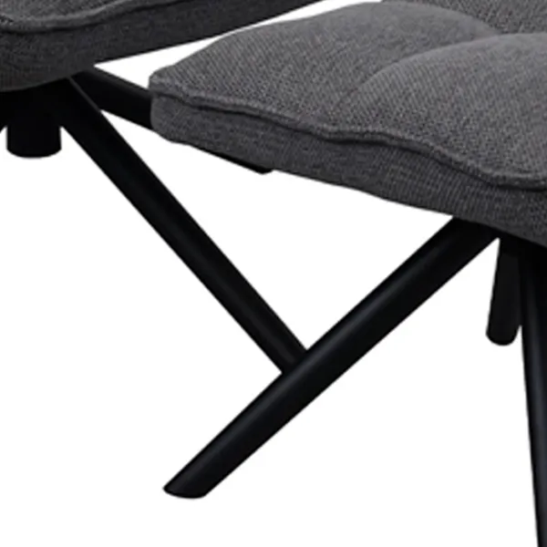 Кресло DecoPrim Spello Y-841 Черный Тёмно-серый photo 4