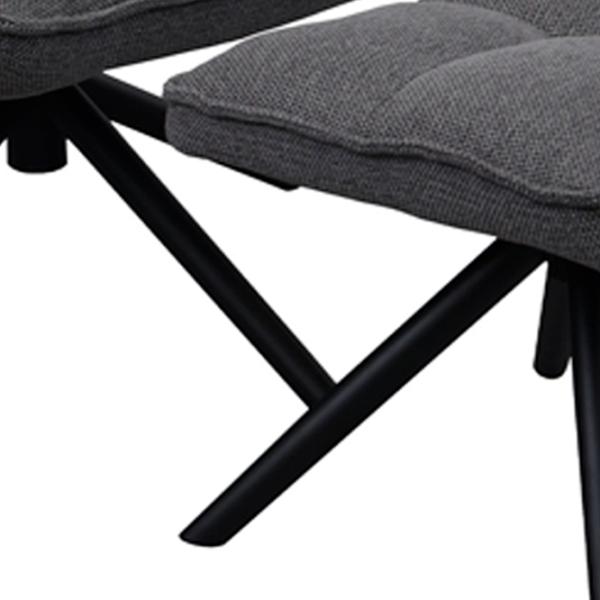 Кресло DecoPrim Spello Y-841 Черный Тёмно-серый photo 4