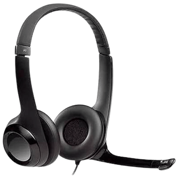 Наушники Logitech H390 Черный Черный Проводная/ Персональный photo 1