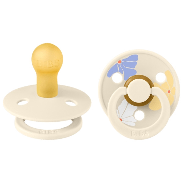 Соска круглая Bibs Studio Colour 11013101 Для девочек / 0 месяцев - 6 месяцев / Латекс / Слоновая кость photo 1
