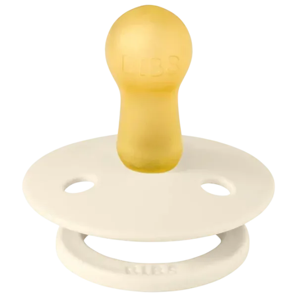 Соска круглая Bibs Studio Colour 11013101 Для девочек / 0 месяцев - 6 месяцев / Латекс / Слоновая кость photo 5