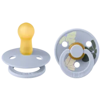 Соска круглая Bibs Studio Colour 12013102 Унисекс / 6 месяцев - 18 месяцев / Латекс / Синий