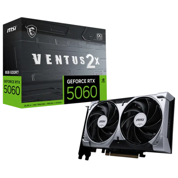 Видеокарта MSI GeForce RTX 5060 VENTUS 2X OC PCI Express x16 5.0 / 8 ГБ photo 5