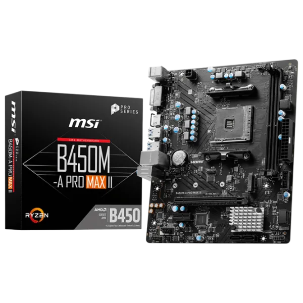 Материнская плата MSI B450M-A PRO MAX II mATX / AMD B450M-A photo 4