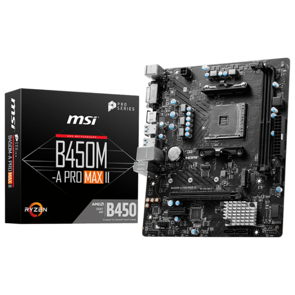 Материнская плата MSI B450M-A PRO MAX II mATX / AMD B450M-A photo 4