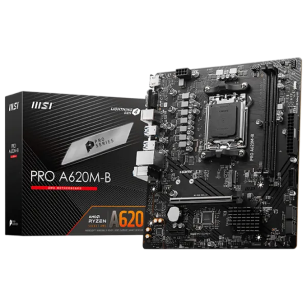 Placă de bază MSI PRO A620M-B mATX / AMD A620M-B photo 5
