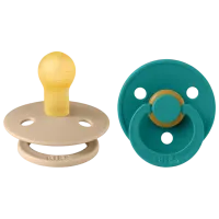 Соска круглая Bibs Studio Colour 110453 Унисекс / 0 месяцев - 6 месяцев / Латекс / Scuba