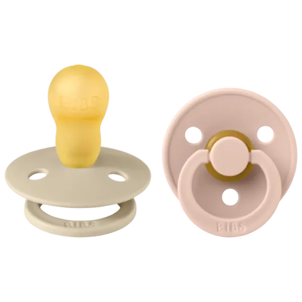 Соска круглая Bibs Colour Glow 130367 Для девочек / 18 месяцев - 36 месяцев / Латекс / Ваниль photo 1