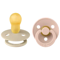 Соска круглая Bibs Colour Glow 130367 Для девочек / 18 месяцев - 36 месяцев / Латекс / Ваниль