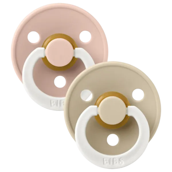 Соска круглая Bibs Colour Glow 130367 Для девочек / 18 месяцев - 36 месяцев / Латекс / Ваниль photo 3