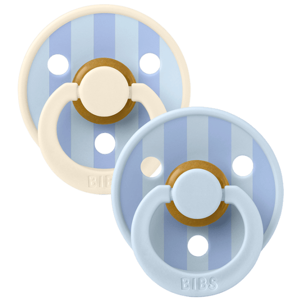 Соска круглая Bibs Studio Colour 11022103 Унисекс / 0 месяцев - 6 месяцев / Латекс / Пыльный синий photo 1