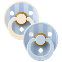 Соска круглая Bibs Studio Colour 11022103 Унисекс / 0 месяцев - 6 месяцев / Латекс / Пыльный синий