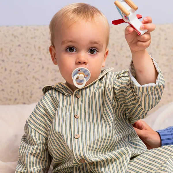 Соска круглая Bibs Studio Colour 11022103 Унисекс / 0 месяцев - 6 месяцев / Латекс / Пыльный синий photo 5