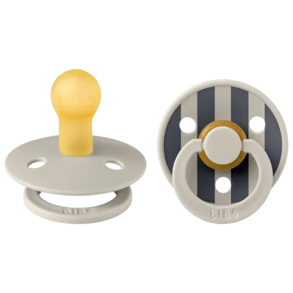 Соска круглая Bibs Studio Colour 11022105 Унисекс / 0 месяцев - 6 месяцев / Латекс / Песочный photo 1
