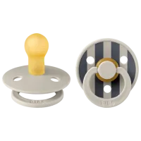 Соска круглая Bibs Studio Colour 11022105 Унисекс / 0 месяцев - 6 месяцев / Латекс / Песочный