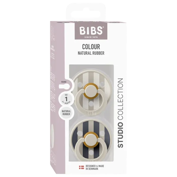 Соска круглая Bibs Studio Colour 11022105 Унисекс / 0 месяцев - 6 месяцев / Латекс / Песочный photo 4
