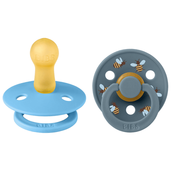Соска круглая Bibs Colour 12024101 Унисекс / 6 месяцев - 18 месяцев / Латекс / Бензин photo 1