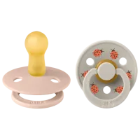 Соска круглая Bibs Studio Colour 11025101 Унисекс / 0 месяцев - 6 месяцев / Латекс / Blush Pink