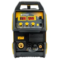 Сварочный аппарат Powermat PM-IMGT-200LP 220 В полуавтоматическая (MIG/MAG), ручная дуговая (MMA), аргонно-дуговая (TIG) / Желтый photo 6