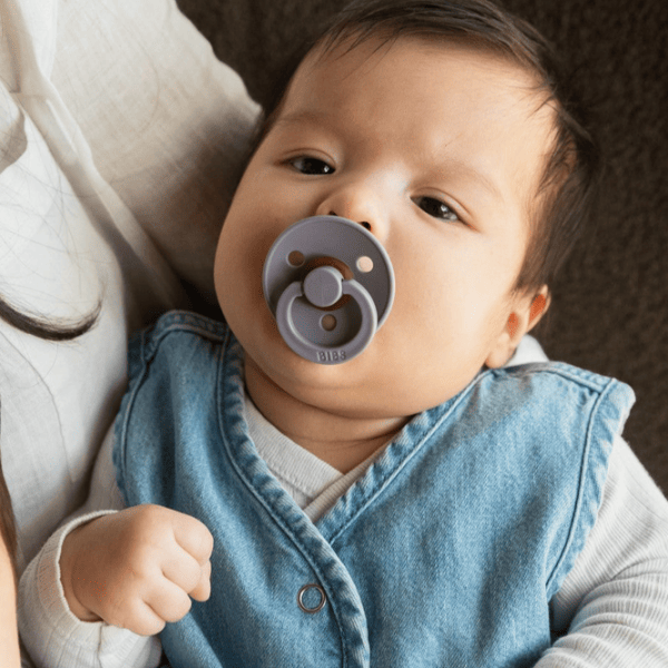 Соска круглая Bibs Studio Colour 120461 Унисекс / 6 месяцев - 18 месяцев / Латекс / Бензин photo 2