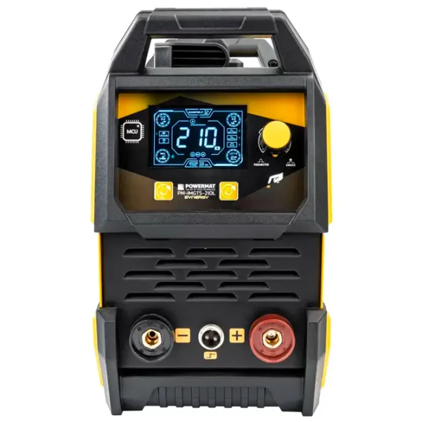 Сварочный аппарат Powermat PM-IMGTS-210L 220 В ручная дуговая (MMA), аргонно дуговая (TIG) / Желтый photo 2