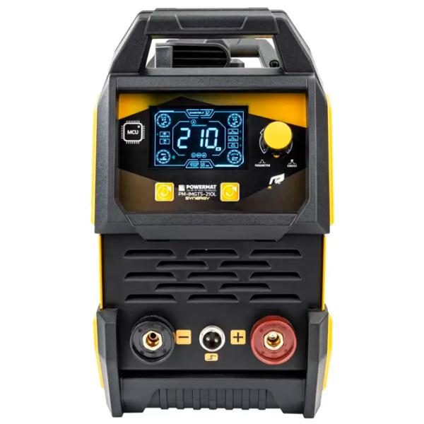 Сварочный аппарат Powermat PM-IMGTS-210L 220 В ручная дуговая (MMA), аргонно дуговая (TIG) / Желтый photo 2