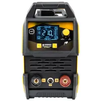 Сварочный аппарат Powermat PM-IMGTS-210L 220 В ручная дуговая (MMA), аргонно дуговая (TIG) / Желтый photo 2