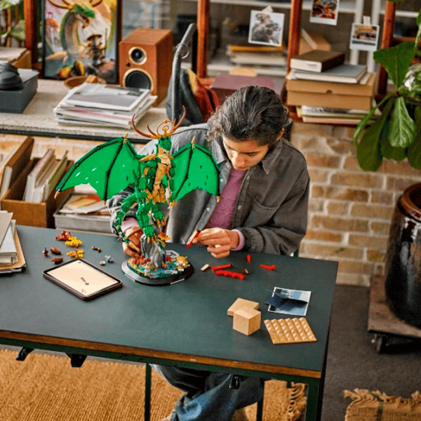 Constructor LEGO The Guardian Dragon Figuri/ Green photo 3