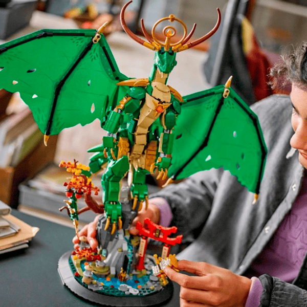 Constructor LEGO The Guardian Dragon Figuri/ Green photo 6