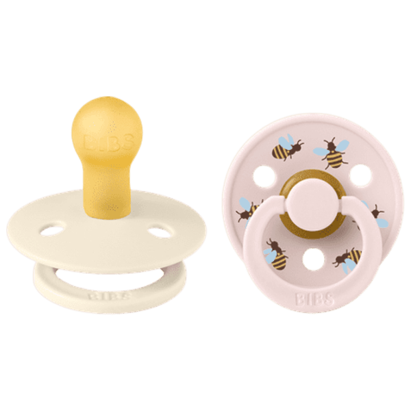 Соска круглая Bibs Studio Colour 12024103 Для девочек / 6 месяцев - 18 месяцев / Латекс / Слоновая кость photo 1