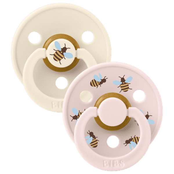 Соска круглая Bibs Studio Colour 12024103 Для девочек / 6 месяцев - 18 месяцев / Латекс / Слоновая кость photo 2