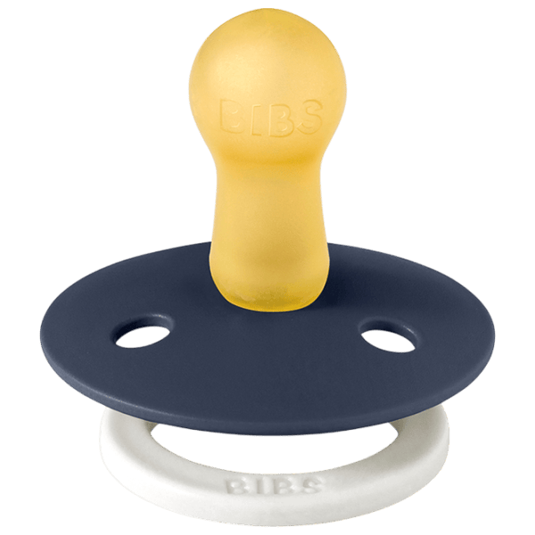 Соска круглая Bibs Colour Glow 120455 Унисекс / 6 месяцев - 18 месяцев / Латекс / Глубокий космос photo 2