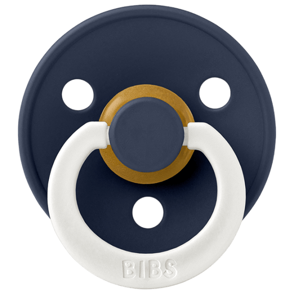 Соска круглая Bibs Colour Glow 120455 Унисекс / 6 месяцев - 18 месяцев / Латекс / Глубокий космос photo 3