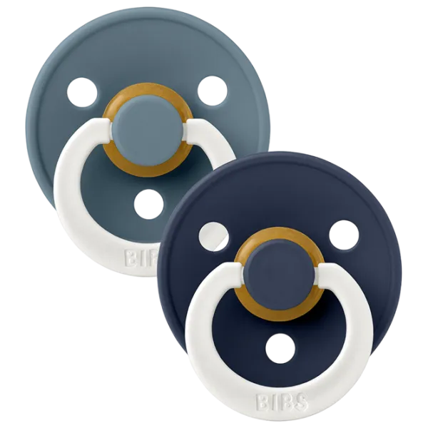 Соска круглая Bibs Colour Glow 120455 Унисекс / 6 месяцев - 18 месяцев / Латекс / Глубокий космос photo 5