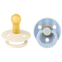 Соска круглая Bibs Studio Colour 12022103 Унисекс / 6 месяцев - 18 месяцев / Латекс / Детский голубой