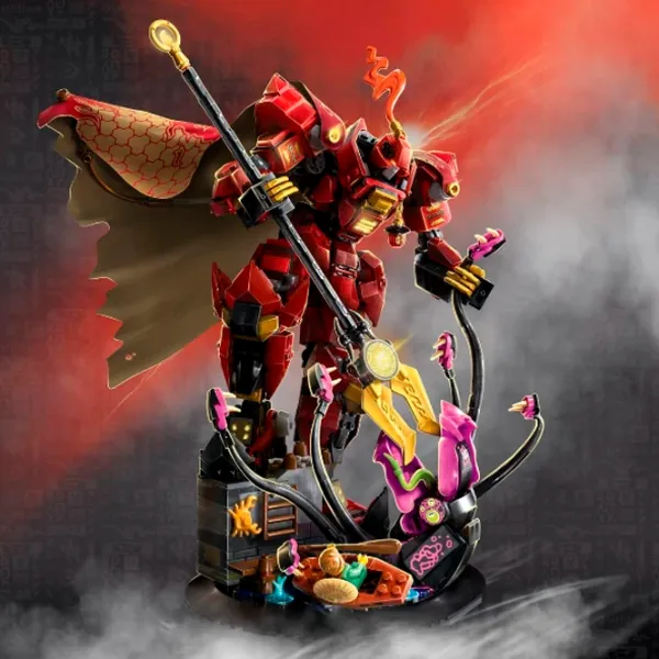 Constructor LEGO The Fire Knight Mech Figuri/ Red photo 5