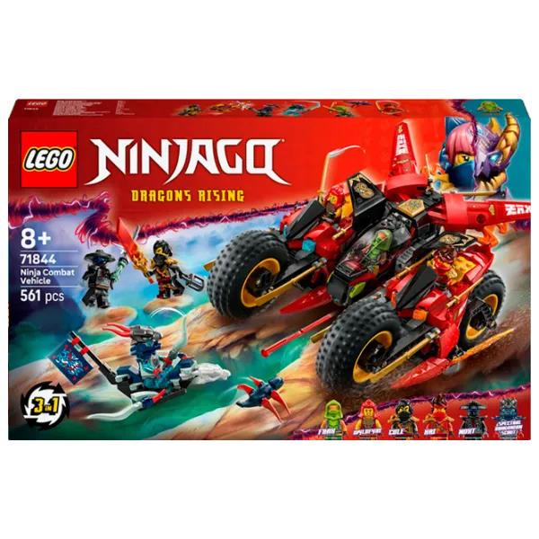 Constructor LEGO Ninja Combat Vehicle Transport/ Red photo 1