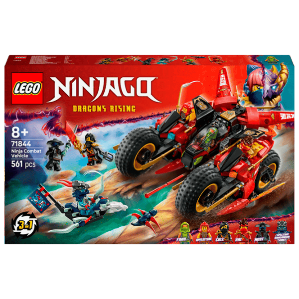 Constructor LEGO Ninja Combat Vehicle Transport/ Red photo 1