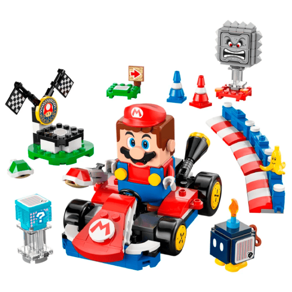 Constructor LEGO Interactive Mario & Standard Kart Clasic/ Red photo 3